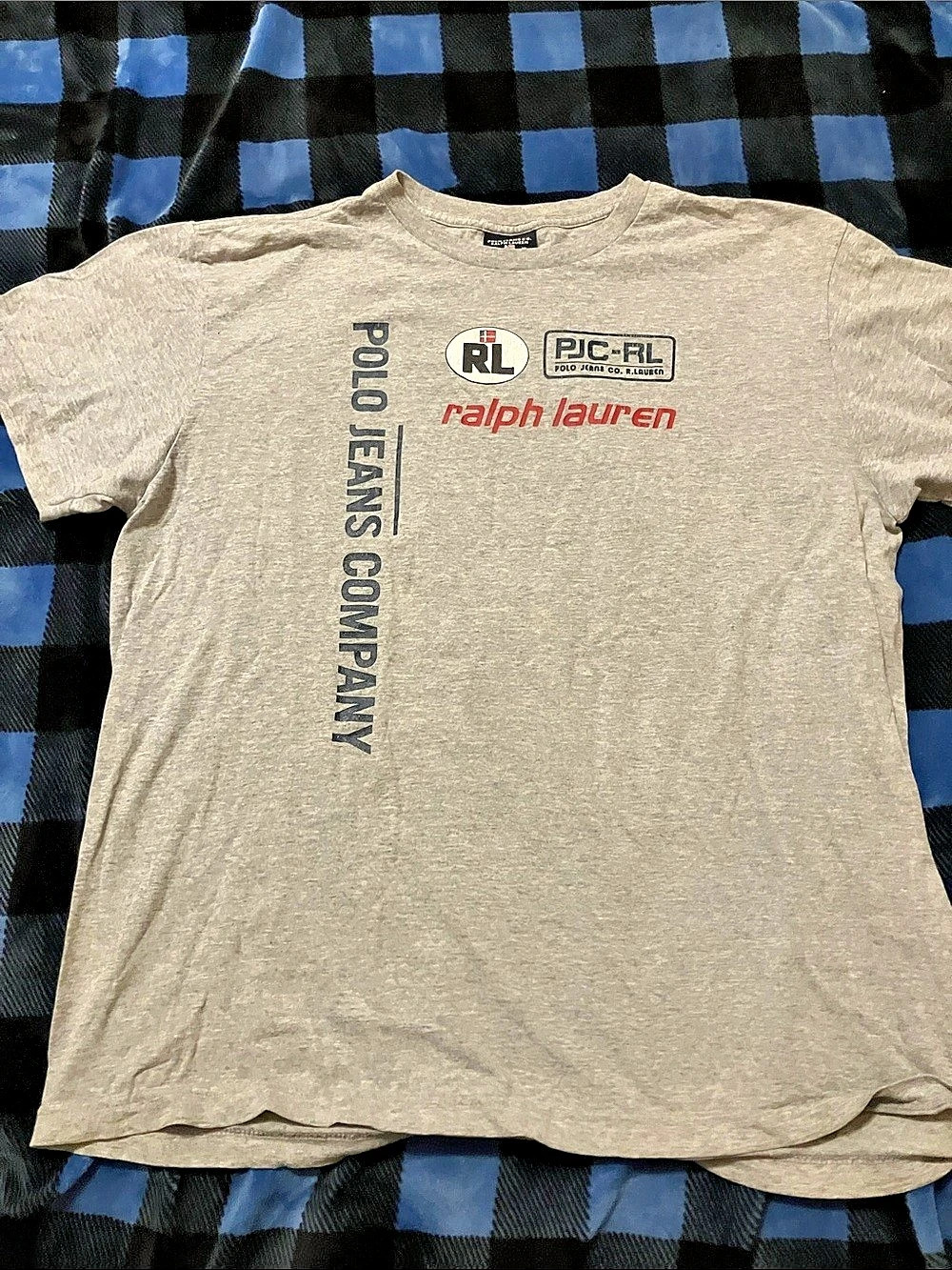 Polo Ralph Lauren Polo Jeans Co. Ralph Lauren graphic tee Graphic Tee Gray XL